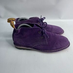 Dr. Martens Blythe Purple Suede 2-Eyelet Desert Chukka Boots Potent Purple sz 10
